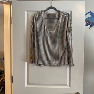 American eagle soft and sexy long sleeve v neck womens shirt